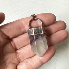 Load image into Gallery viewer, Fluorite Polished Point “Focus” Necklace #4 - Ready to Ship