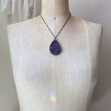 Load image into Gallery viewer, Amethyst Druzy "Shine" Necklace #2 - Ready to Ship