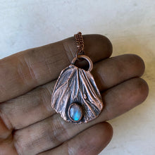 Load image into Gallery viewer, Electroformed Butterfly Wing & Labradorite Necklace #6 - Ready to Ship