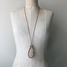Load image into Gallery viewer, Agate Slice Portal of the Infinite Sun Necklace - Ready to Ship