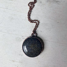 Load image into Gallery viewer, Black Sunstone Full Moon Necklace #3 - Ready to Ship
