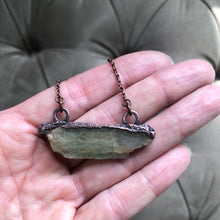 Load image into Gallery viewer, Raw Green Kyanite Necklace #4 - Ready to Ship
