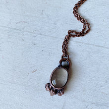 Load image into Gallery viewer, Rutile Quartz & Sunstone Necklace #3 - Ready to Ship