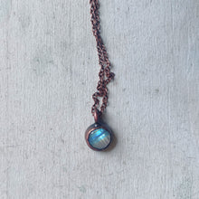 Load image into Gallery viewer, Dainty Rainbow Moonstone Necklace - Made to Order