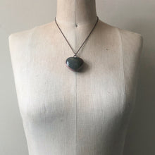 Load image into Gallery viewer, Polychrome Jasper Heart Necklace #13