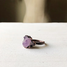 Load image into Gallery viewer, Tibetan Amethyst Mini Cluster Ring #2 (Size 7) - Tell Tale Heart Collection