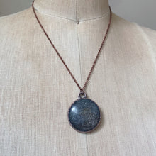 Load image into Gallery viewer, Black Sunstone Full Moon Necklace #3 - Ready to Ship