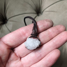 Load image into Gallery viewer, Clear Quartz Druzy Necklace - Ready to Ship