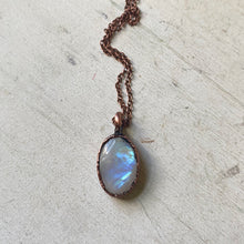 Load image into Gallery viewer, Rainbow Moonstone Necklace #1 - Ready to Ship