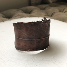 Load image into Gallery viewer, Electroformed Feather Wide Cuff Bracelet - Ready to Ship (5/17 Update)
