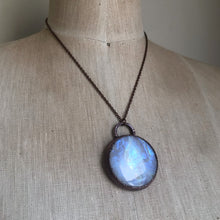 Load image into Gallery viewer, Rainbow Moonstone Necklace Round #1 - Ready to Ship