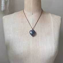 Load image into Gallery viewer, Black Sunstone Heart Necklace #3 - Ready to Ship