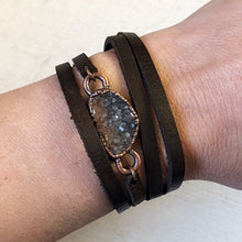 Load image into Gallery viewer, Quartz Druzy Wrap Bracelet/Choker