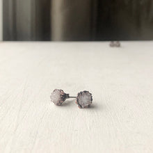 Load image into Gallery viewer, Clear Quartz Druzy Earrings #3 - Ready to Ship