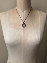 Load image into Gallery viewer, Quartz Hexagon Necklace (Satya Collection)