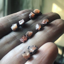 Load image into Gallery viewer, Raw Sunstone Stud Earrings - Ready to Ship