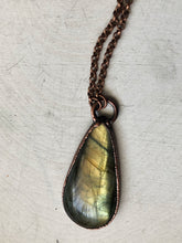 Load image into Gallery viewer, Labradorite Teardrop Necklace #1 - Ready to Ship (4/25 Update)