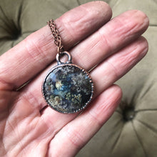 Load image into Gallery viewer, Moss Agate Full Moon Necklace #3 - Ready to Ship