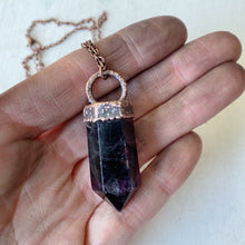 Load image into Gallery viewer, Fluorite Polished Point Necklace #2 - Ready to Ship