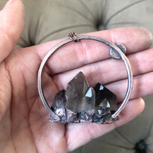 Load image into Gallery viewer, Smoky Quartz Cluster & Rainbow Moonstone Necklace #5 - Ready to Ship