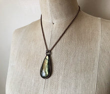 Load image into Gallery viewer, Labradorite Teardrop Necklace #1 - Ready to Ship (4/25 Update)