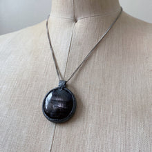Load image into Gallery viewer, Hypersthene Black Moon Lilith Necklace - Ready to Ship