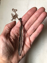 Load image into Gallery viewer, Electroformed Feather Necklace #1 (Satya Collection)