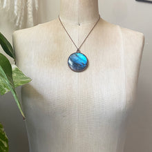 Load image into Gallery viewer, Labradorite Blue Moon Necklace #4