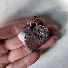 Load image into Gallery viewer, Amethyst Druzy Heart “Shine" Necklace #2 - Ready to Ship