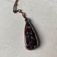 Load image into Gallery viewer, Eudialyte Teardrop Necklace #3 - Ready to Ship
