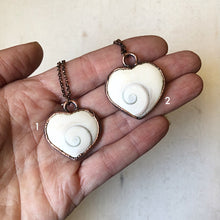 Load image into Gallery viewer, Eye of Shiva Heart Necklace - Ready to Ship