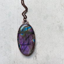 Load image into Gallery viewer, Purple Labradorite Necklace #6 - Ready to Ship