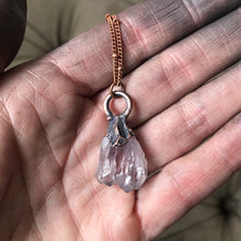 Load image into Gallery viewer, Raw Pale Amethyst Triple Point Necklace - Ready to Ship