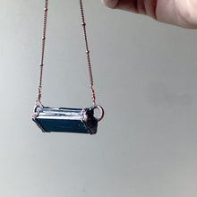 Load image into Gallery viewer, Black Tourmaline Bar Necklace #2