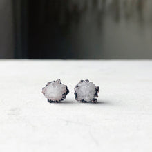 Load image into Gallery viewer, Clear Quartz Druzy Earrings #2 - Ready to Ship