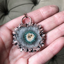 Load image into Gallery viewer, Amethyst Stalactite Slice Necklace #2 - Ready to Ship