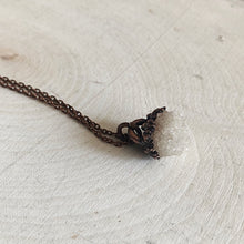 Load image into Gallery viewer, Clear Quartz Druzy Necklace #2 - Ready to Ship (4/25 Update)