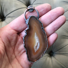 Load image into Gallery viewer, Agate Slice Portal of the Infinite Heart Necklace - Ready to Ship