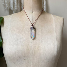 Load image into Gallery viewer, Angel Aura Quartz Polished Point Necklace #1 - Ready to Ship