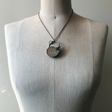 Load image into Gallery viewer, Golden Ammonite, Clear Quartz and Rainbow Moonstone Necklace #2B - Ready to Ship