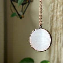 Load image into Gallery viewer, Selenite Pink Moon Necklace #1 - Ready to Ship