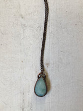 Load image into Gallery viewer, Faceted Amazonite Small Teardrop Necklace
