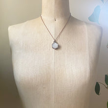 Load image into Gallery viewer, White Moonstone Hexagon Necklace #1 - Ready to Ship