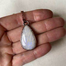 Load image into Gallery viewer, Rainbow Moonstone Teardrop Necklace #1 - Ready to Ship