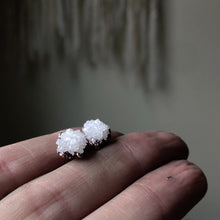 Load image into Gallery viewer, Clear Quartz Druzy Earrings #5 - Ready to Ship