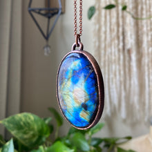 Load image into Gallery viewer, Labradorite Oval Necklace - Ready to Ship