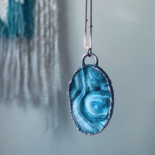 Load image into Gallery viewer, Chalcedony Oval Necklace #3 - Ready to Ship