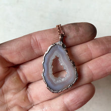 Load image into Gallery viewer, Geode Slice Portal Necklace #2