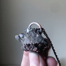 Load image into Gallery viewer, Smoky Quartz Cluster Necklace #2 - Ready to Ship
