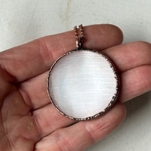 Load image into Gallery viewer, Selenite Pink Moon Necklace #2 - Ready to Ship